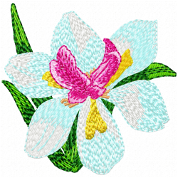 Flowers Embroidery Design 9